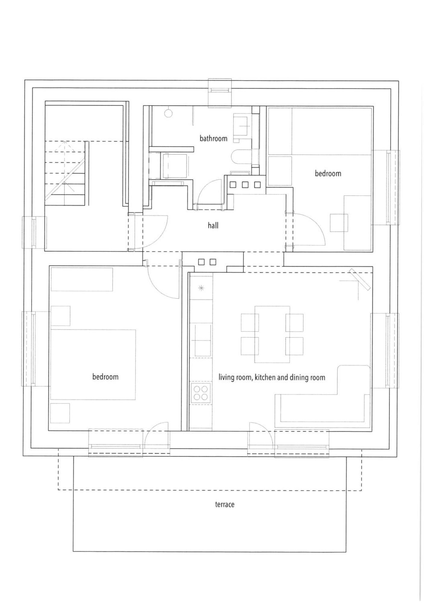 Residence Black&White Любляна Номер фото